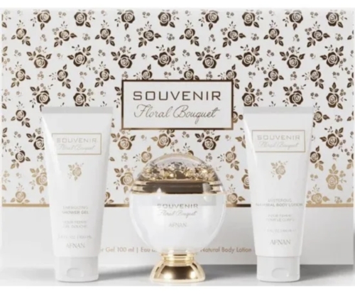 Souvenir Floral Bouquet Set Regalo Lujo- Afnan
