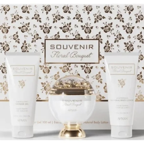 Souvenir Floral Bouquet Set Regalo Lujo- Afnan
